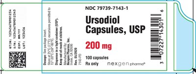 Ursodiol 200 mg Container Label - ursodiol 200mg container label 101119.JPG